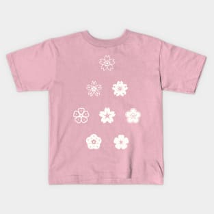 Sakura Christmas Tree Kids T-Shirt